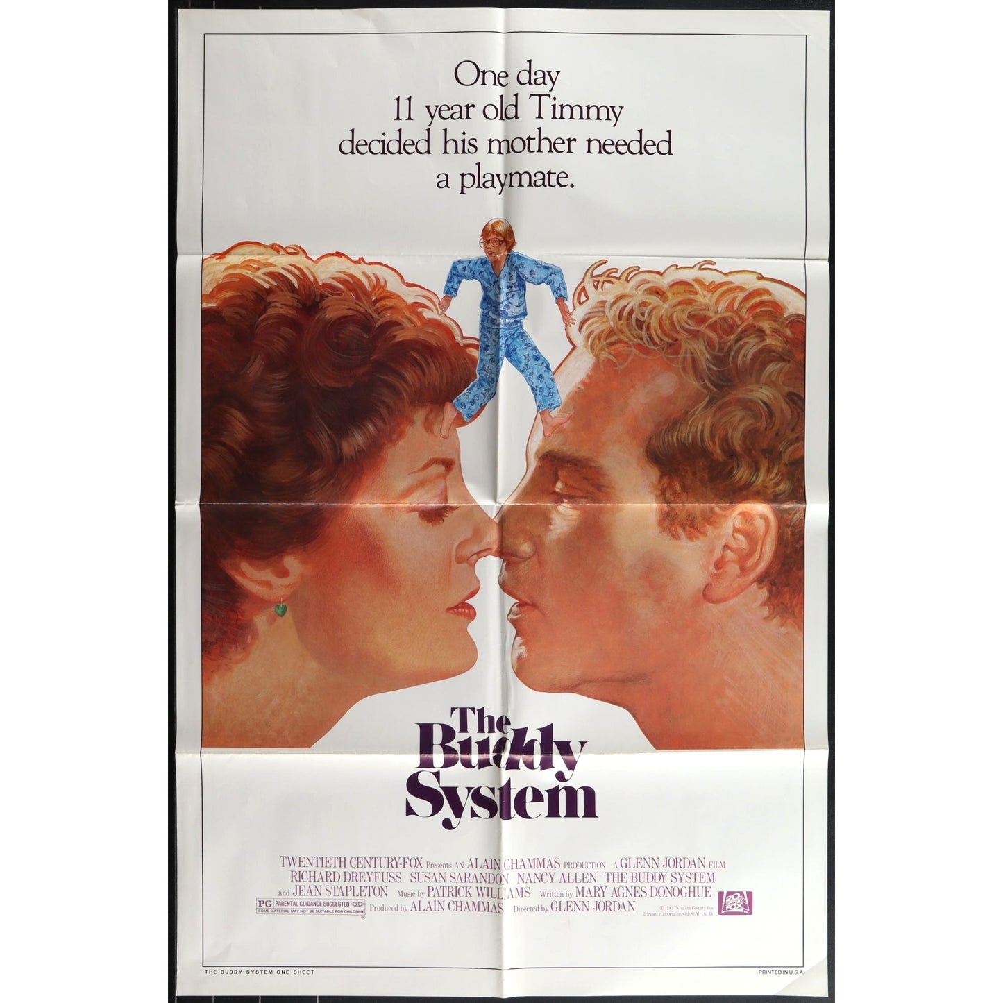 The Buddy System (1984) Original Movie Poster Folded 27x41