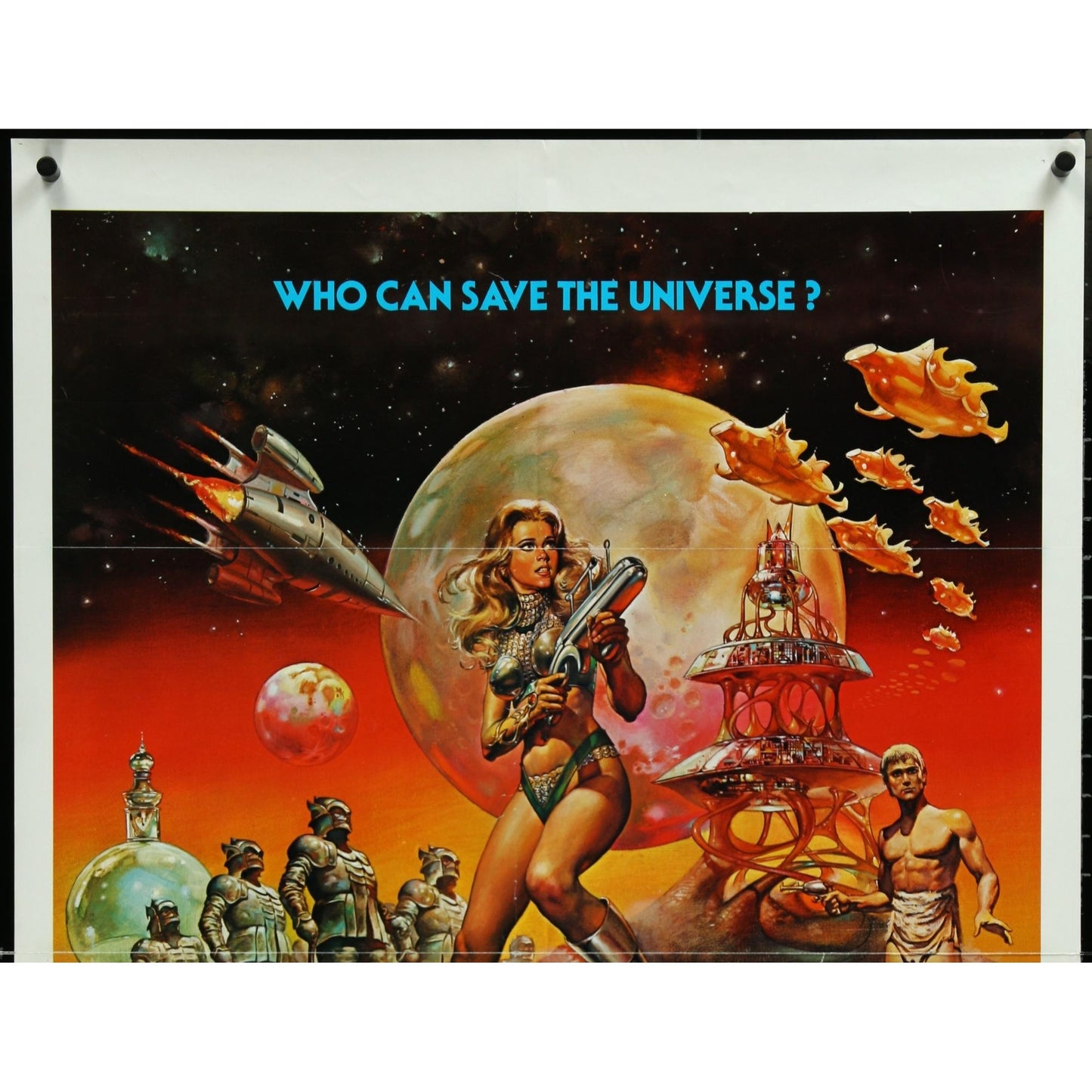 Barbarella (1977 Re-release) Original Folded Movie Poster 27x41 Jane Fonda