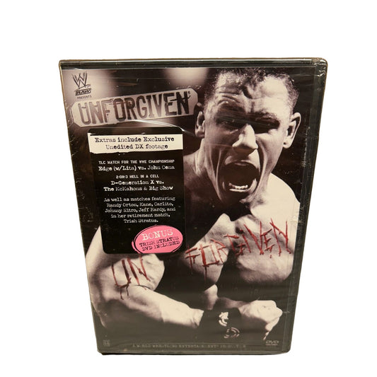 Unforgiven WWE Raw / Trish Stratus Stratusfaction 100% Guaranteed Combo DVD NEW