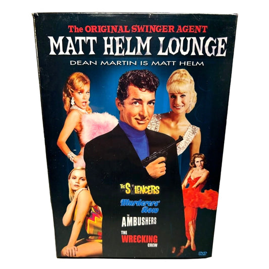 Matt Helm Lounge: Silencers, Murderers' Row, Ambushers, Wrecking Crew NEW DVD