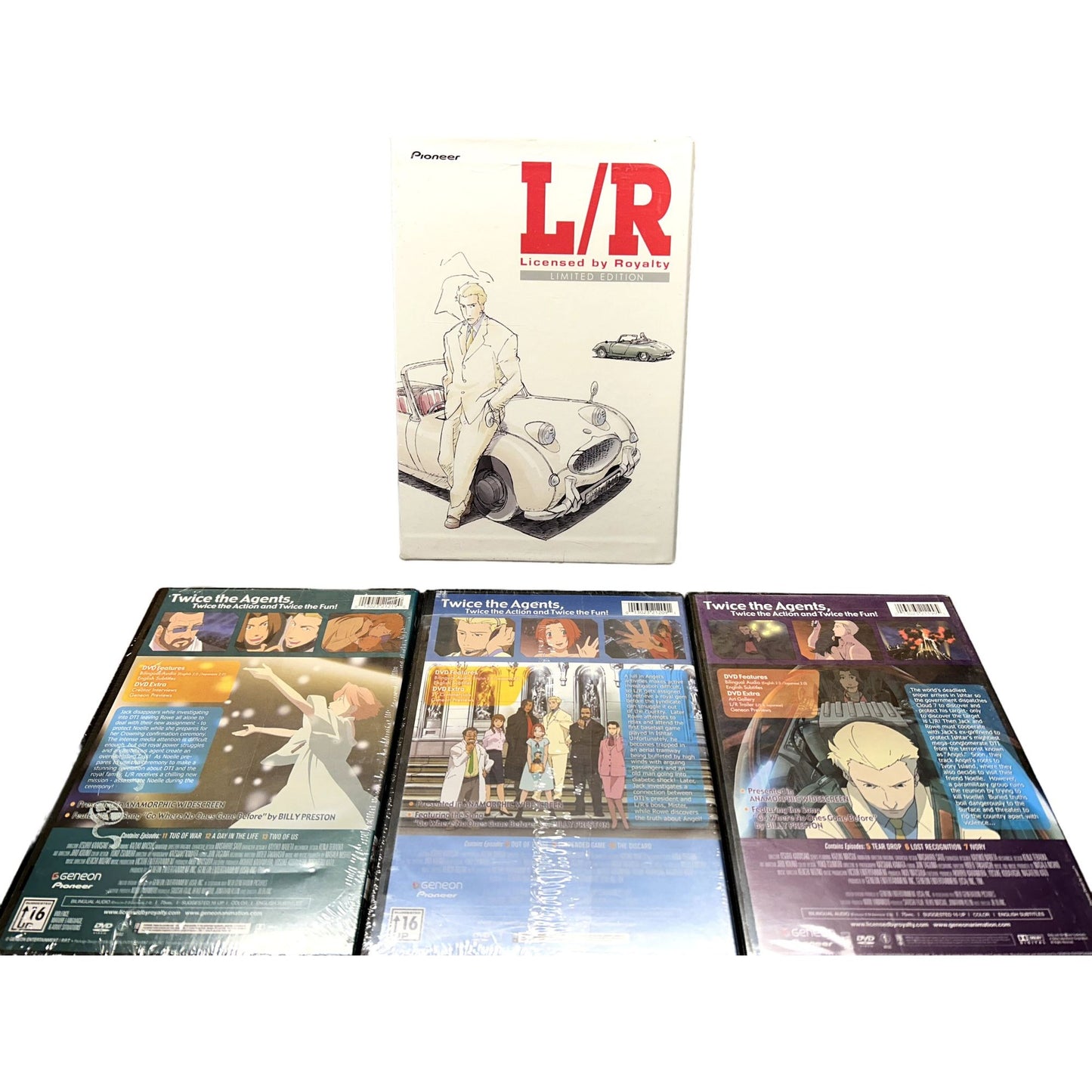 L/R: Licensed by Royalty (2003) Complete DVD Set Volume 1-4 w/ Starter Box NEW