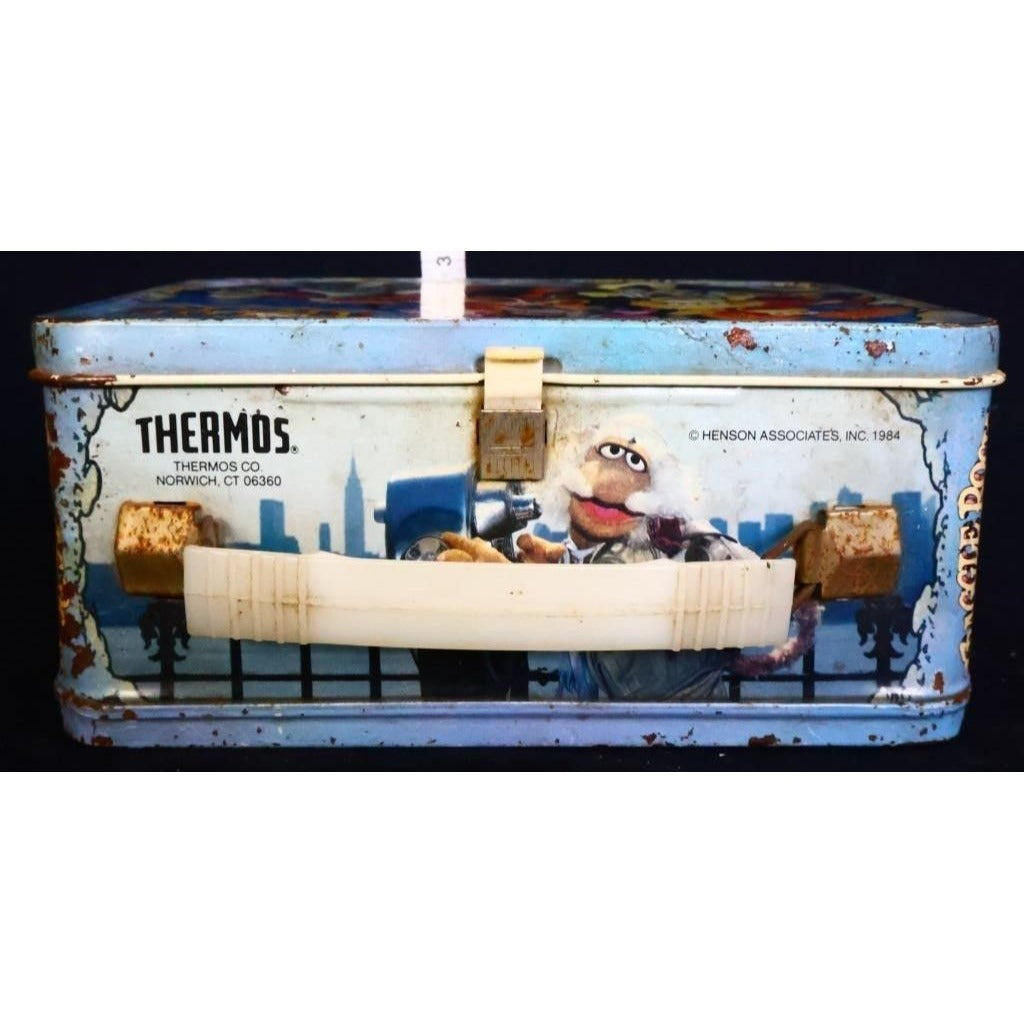 Vintage metal Fraggle Rock lunchbox w/ thermos