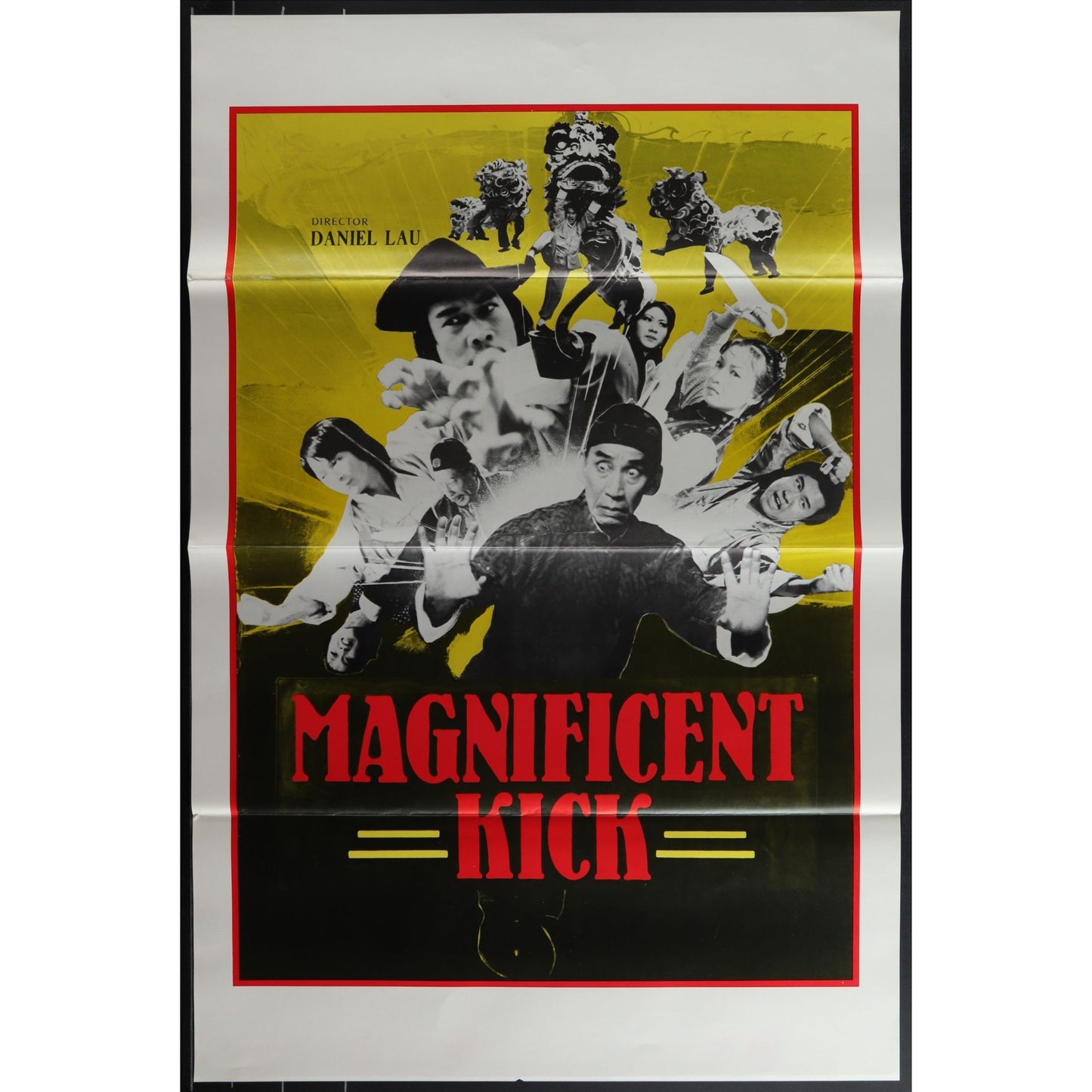 Collection of 31 Kung-Fu Martial Arts Tri-Folded Original Movie Posters