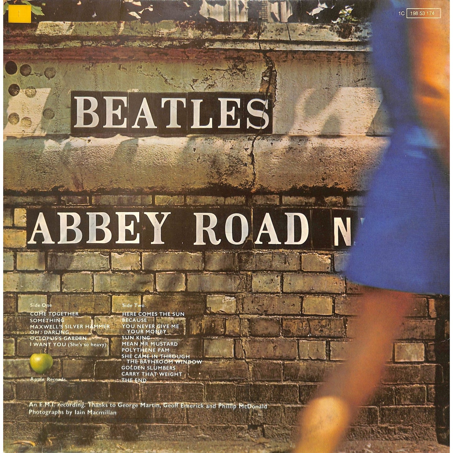 The Beatles - Abbey Road Vinyl Record 3C 062-04243 Swedish Release