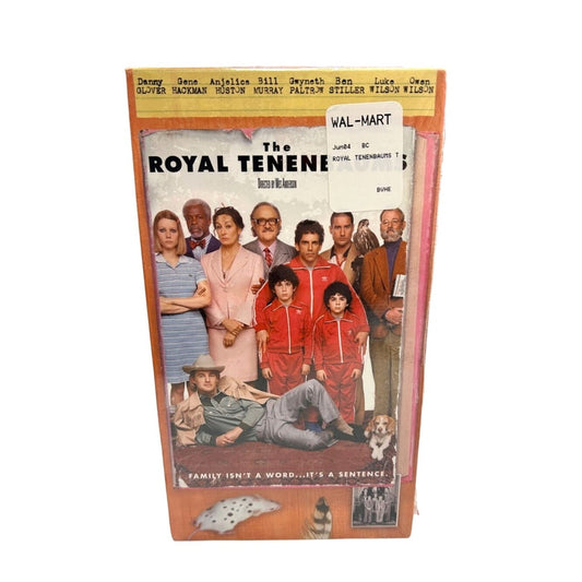 The Royal Tenenbaums (2003 Touchstone VHS) SEALED w/ watermarks