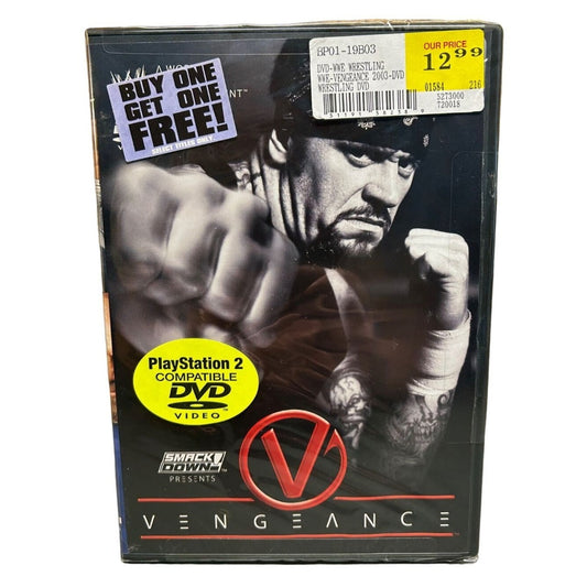 WWE Vengeance 2003 DVD BRAND NEW SEALED Brock Lesnar Big Show Kurt Angle