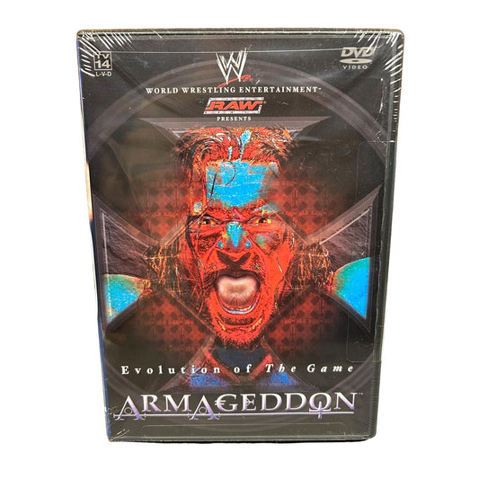 WWE Evolution of the Game Armageddon DVD 2004 BRAND NEW SEALED Triple Threat