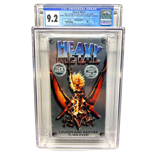 Heavy Metal (VHS) CGC Graded 9.2 SEALED A+