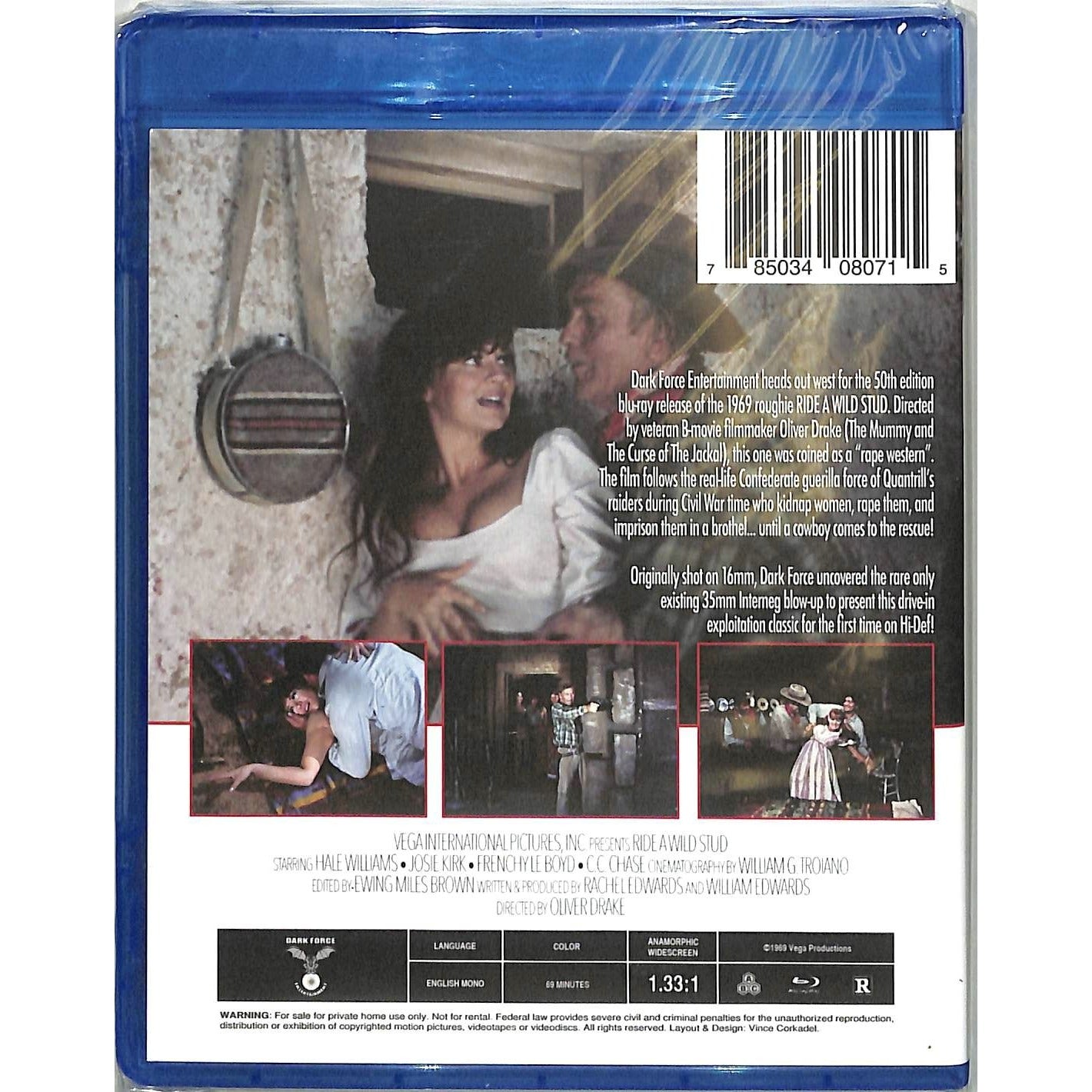 Ride a Wild Stud (1969) Blu Ray Brand New Sealed