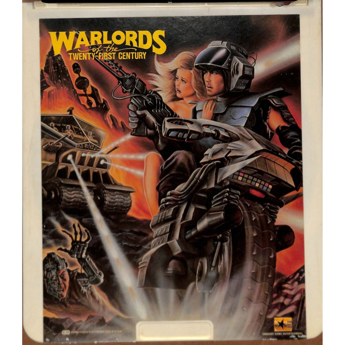 Warlords of The Twenty First Century (1982) CED RCA SelectaVision TESTED WORKING