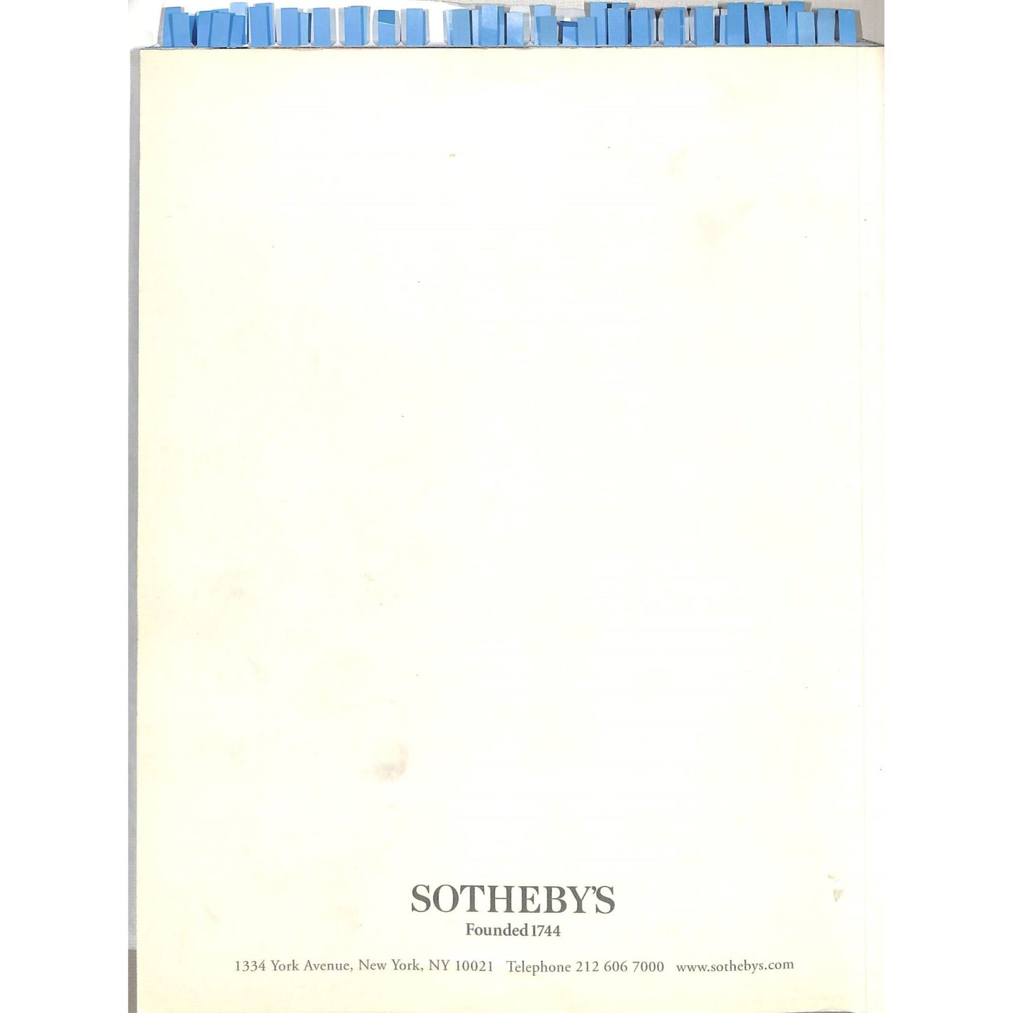 Sotheby's Contemporary Art Part 2 Auction Catalog May 18, 2000