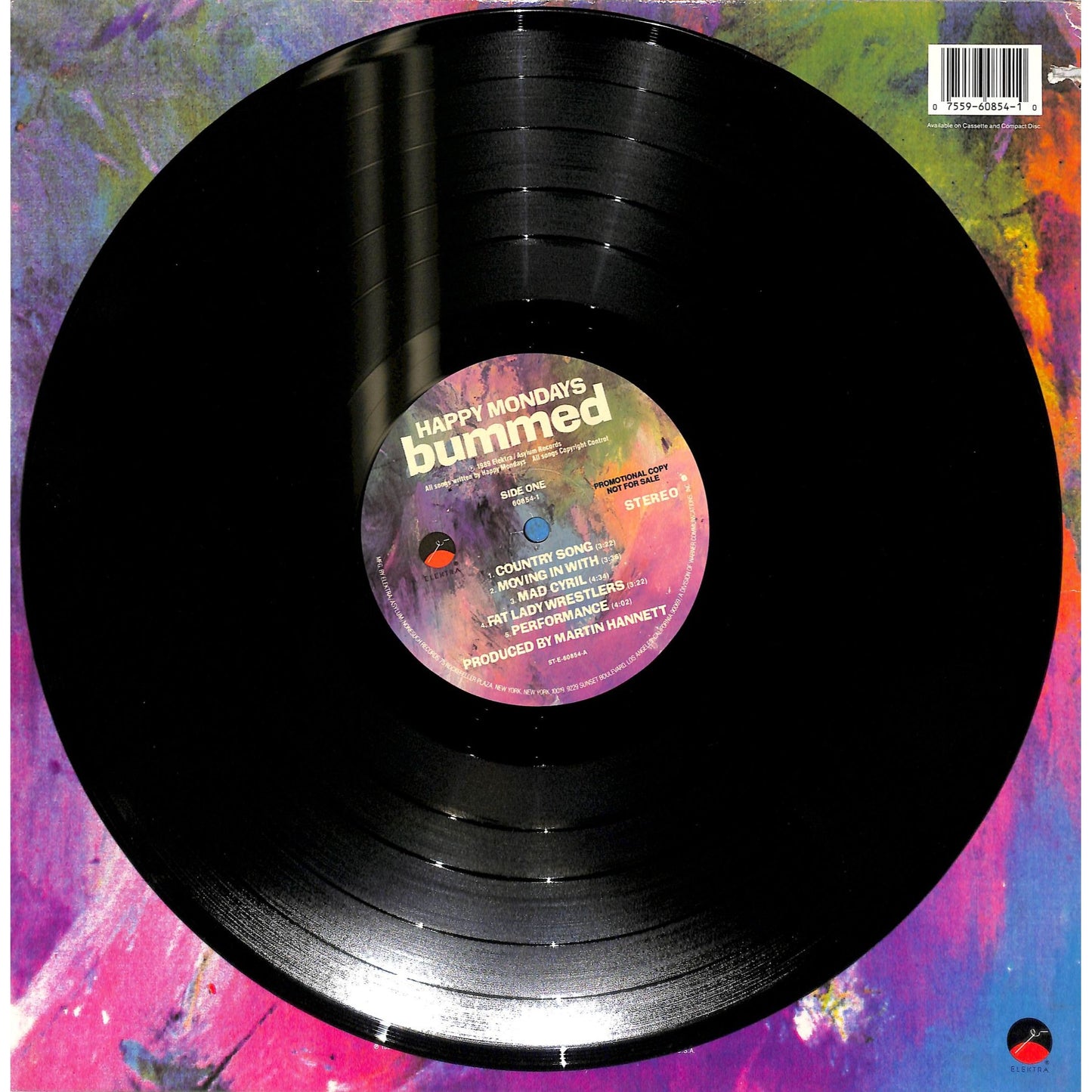 Happy Mondays - Bummed Promo Vinyl Record 9 60854-1