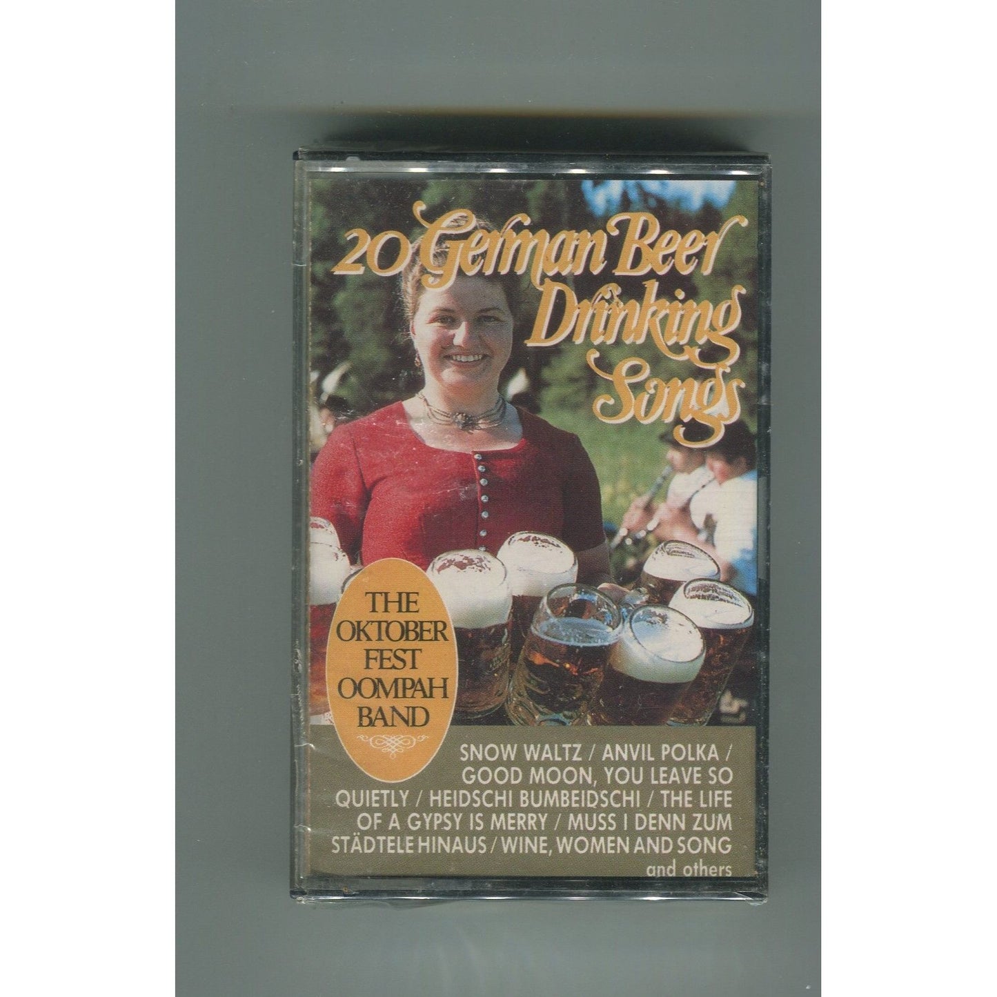 The Oktobertfest Oompah Band - 20 German Beer Drinking Songs Cassette Tape NEW SEALED UNUSED