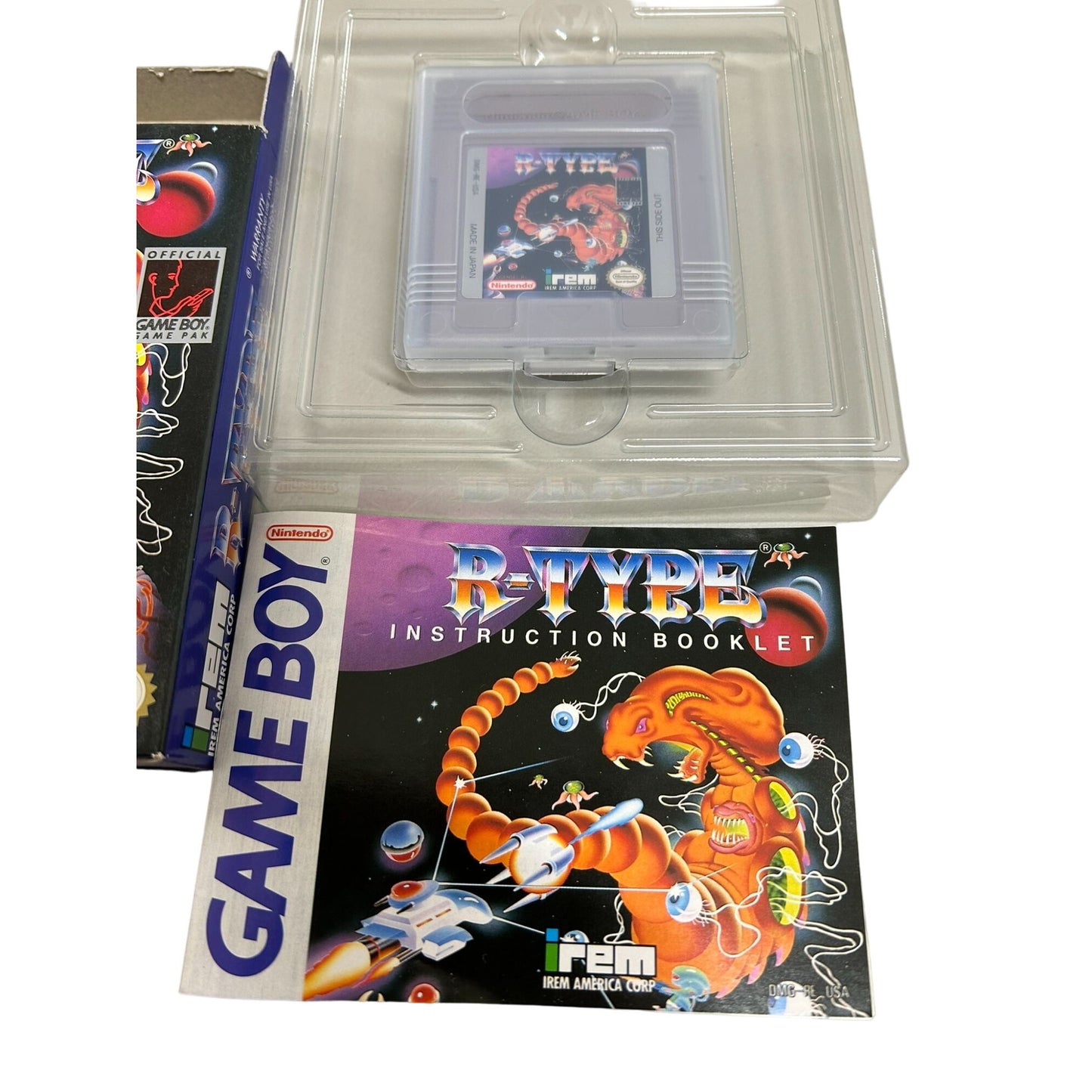 R-Type (Gameboy 1989) Box, Manual and Game GOOD CONDITION!