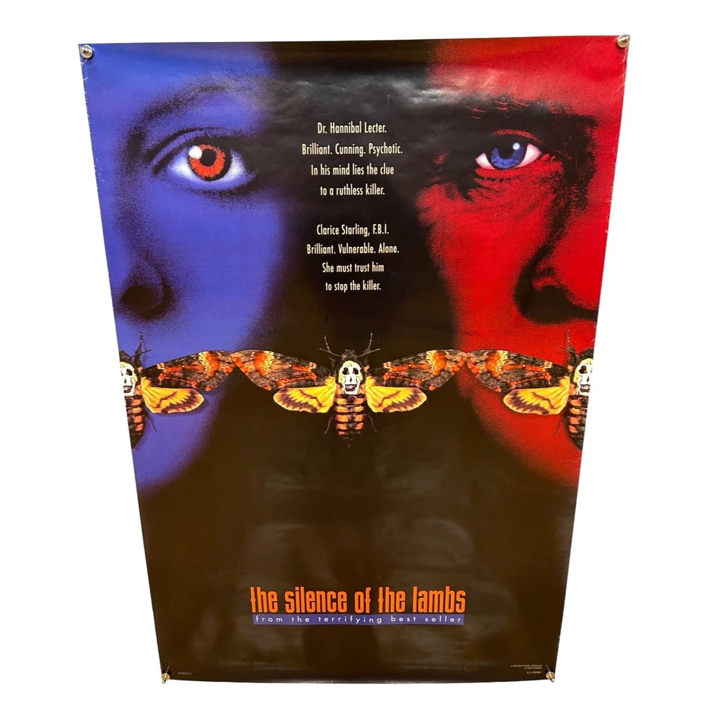 The Silence of the Lambs - Original Rolled Movie Poster 1990 27x40 #007546