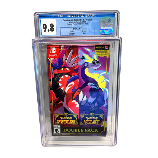 Pokémon Scarlet & Violet Nintendo Switch 2022 CGC Graded 9.8 Sealed A++ Pokemon