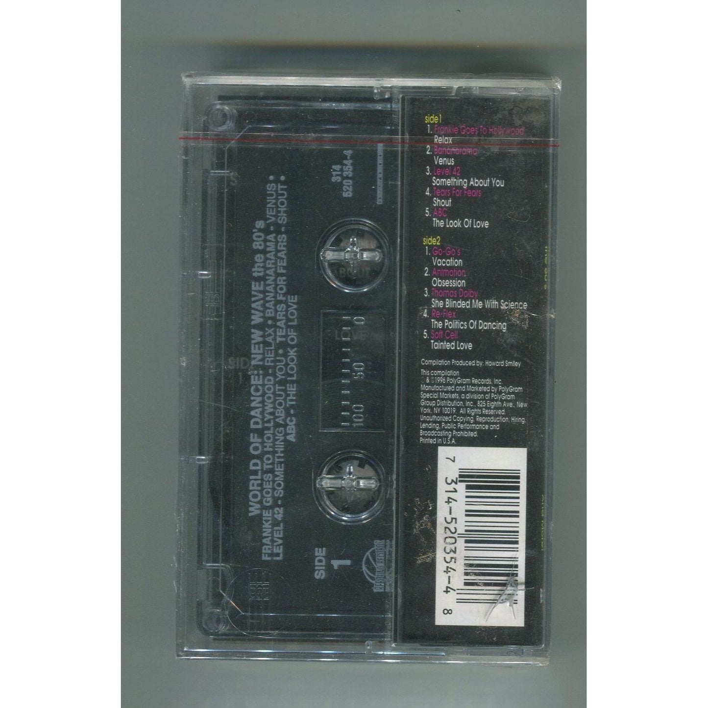 World of Dance New Wave the 80's Cassette Tape NEW SEALED UNUSED