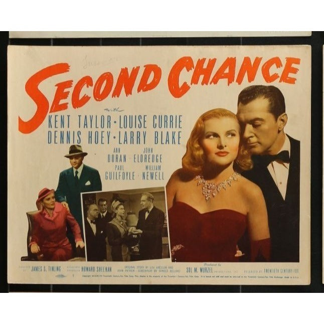 Second Chance (1947) Original Lobby Card Movie Poster 11x14