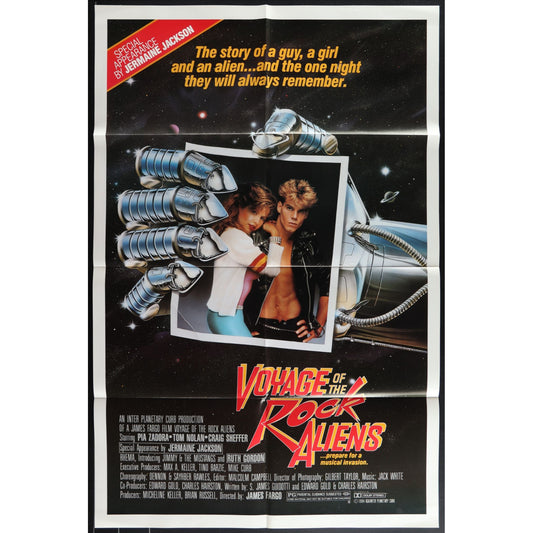 Voyage of the Rock Aliens (1984) Original Movie Poster Folded 27x41