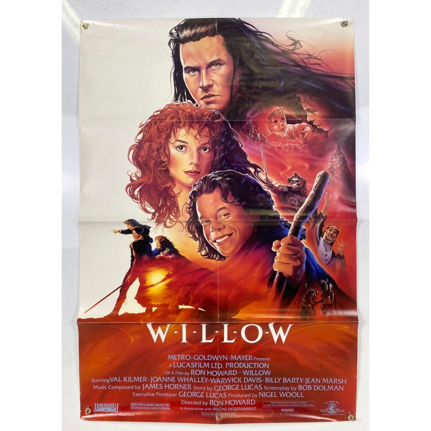 Willow (1988) Original Movie Poster Folded 27x41