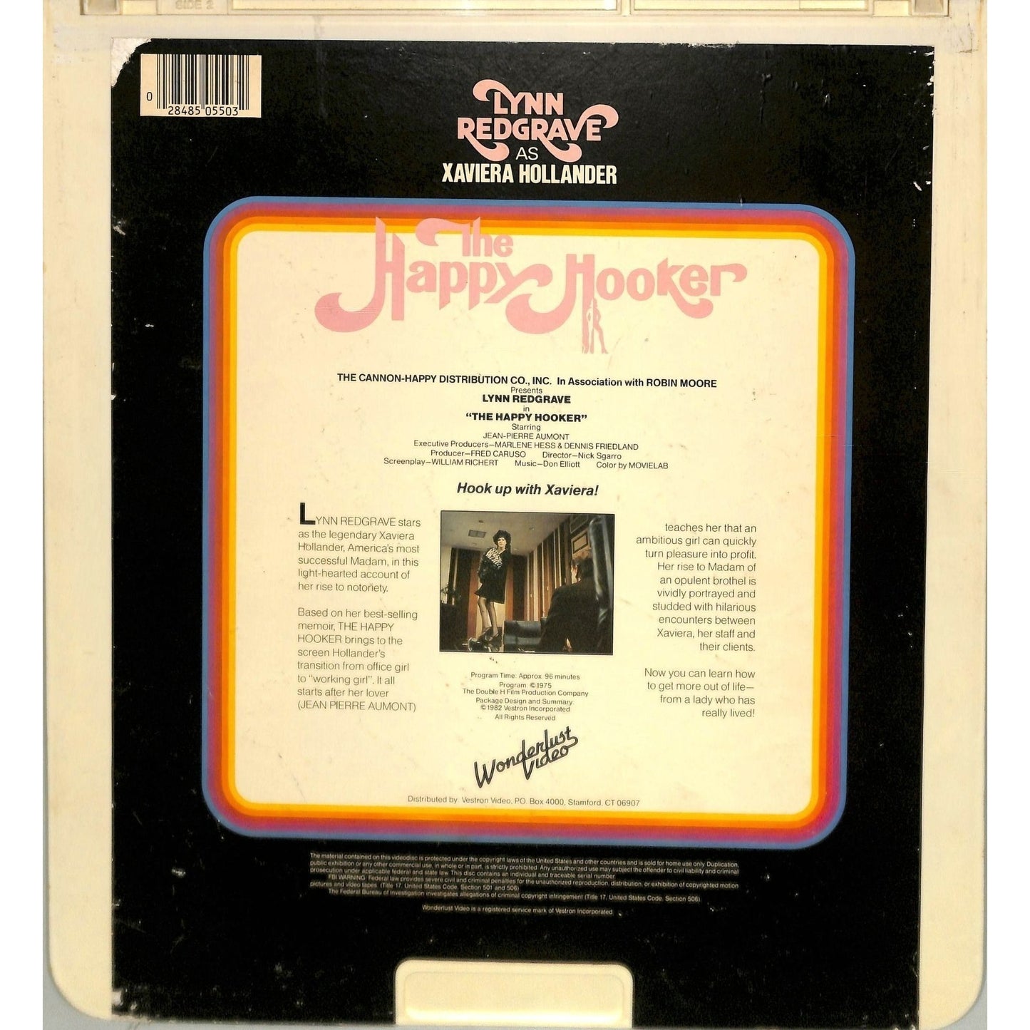 The Happy Hooker (1975) Vintage CED Videodisc