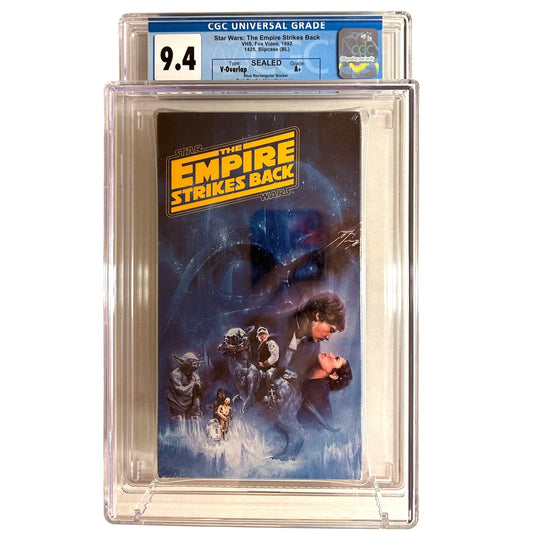 Star Wars: The Empire Strikes Back (VHS) CGC Graded 9.4 SEALED A+