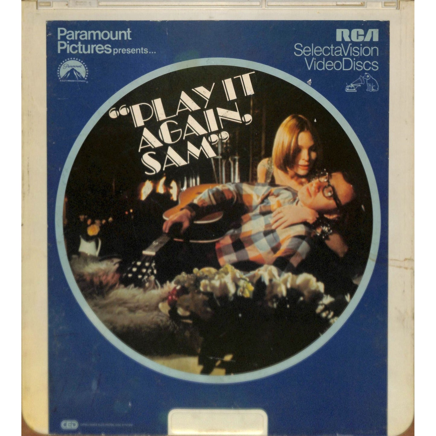 Play It Again, Sam (1972) Vintage CED RCA SelectaVision Videodisc TESTEDWORKING