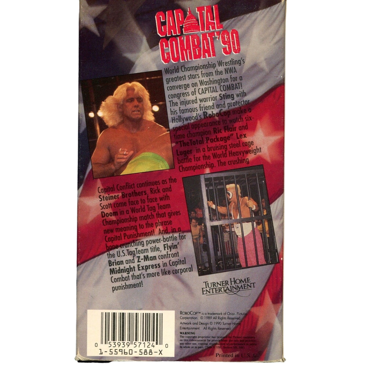 Capital Combat '90 (1990) Wrestling VHS Tape