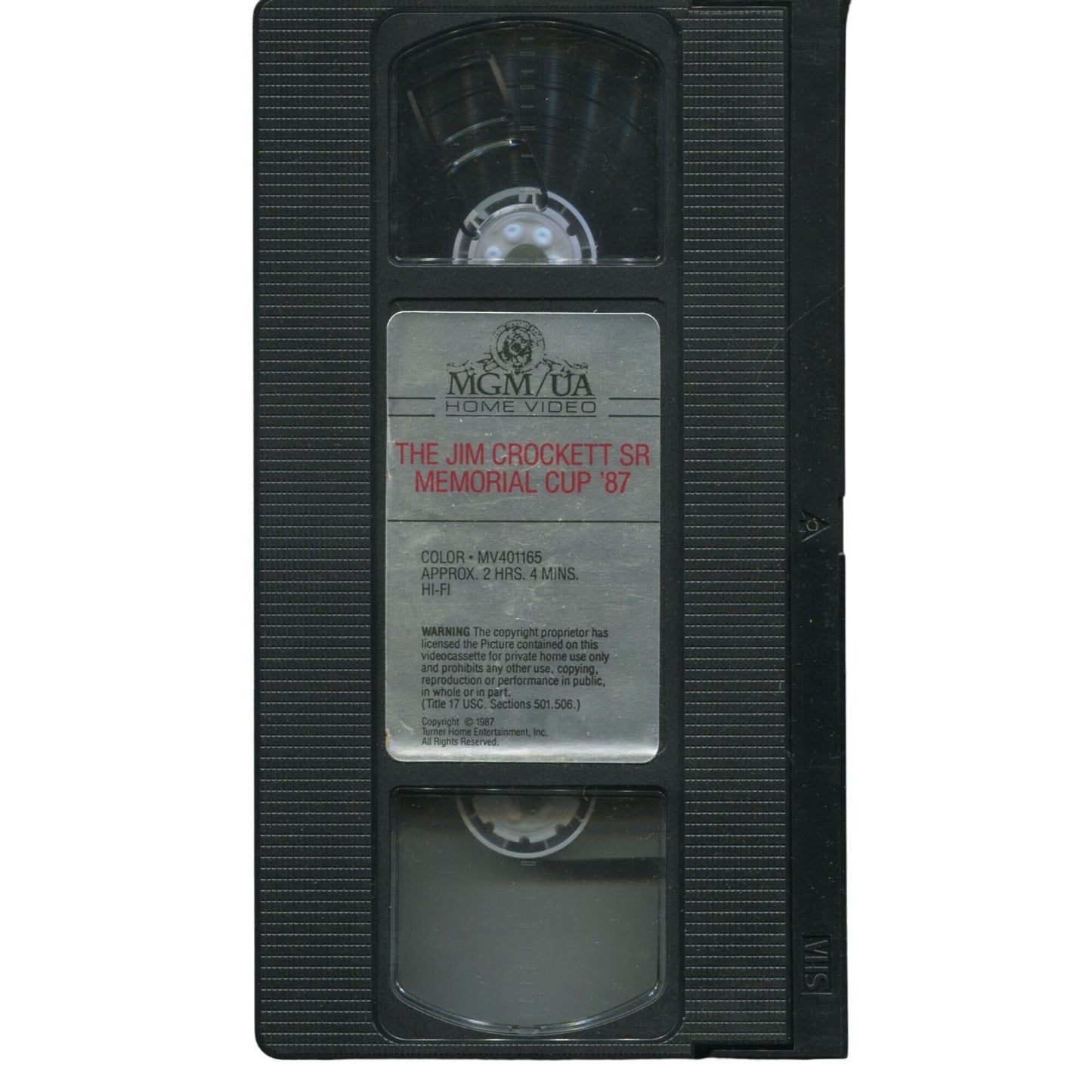 The Jim Crockett Sr. Memorial Cup (1987) Wrestling VHS Tape