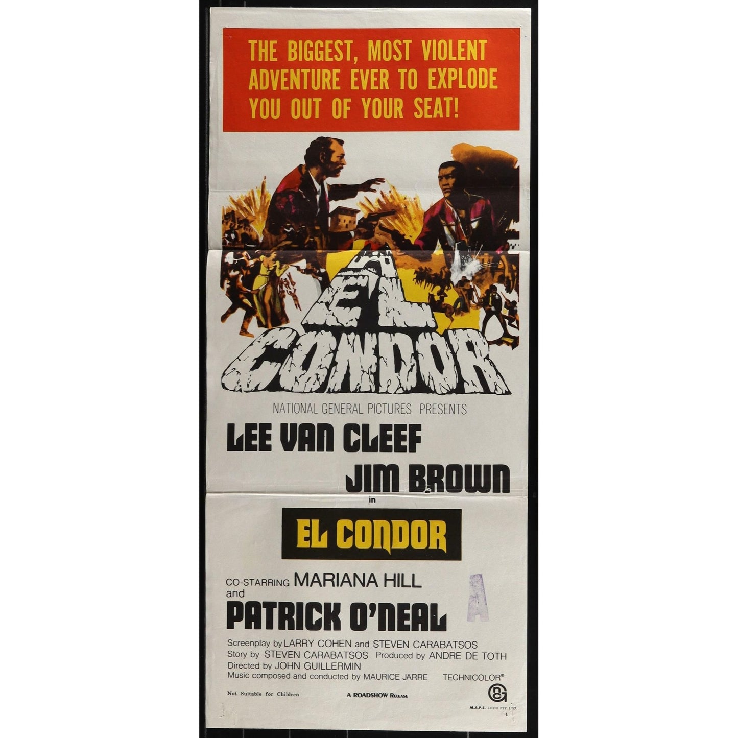 El Condor (1970) Original Australian Day Bill Movie Poster