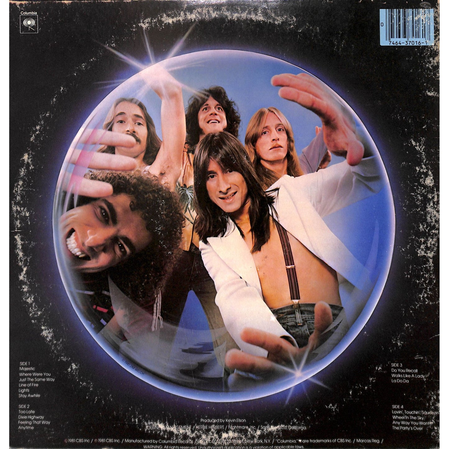 Journey - Captured 2LP Vinyl Record KC2 37016