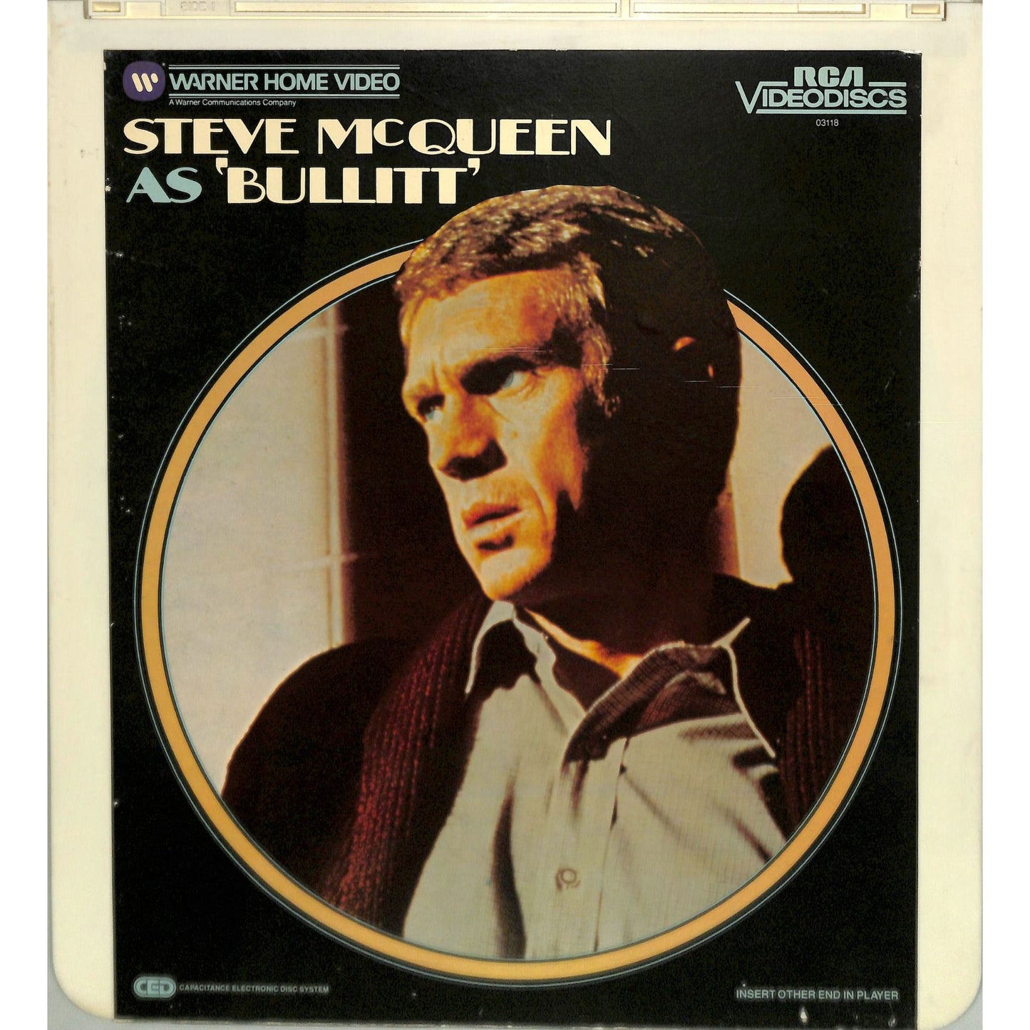 Bullitt (1968) Vintage CED Videodisc