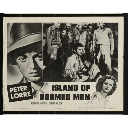 Island of Doomed Men (1940) Original Lobby Card Movie Poster 11x14