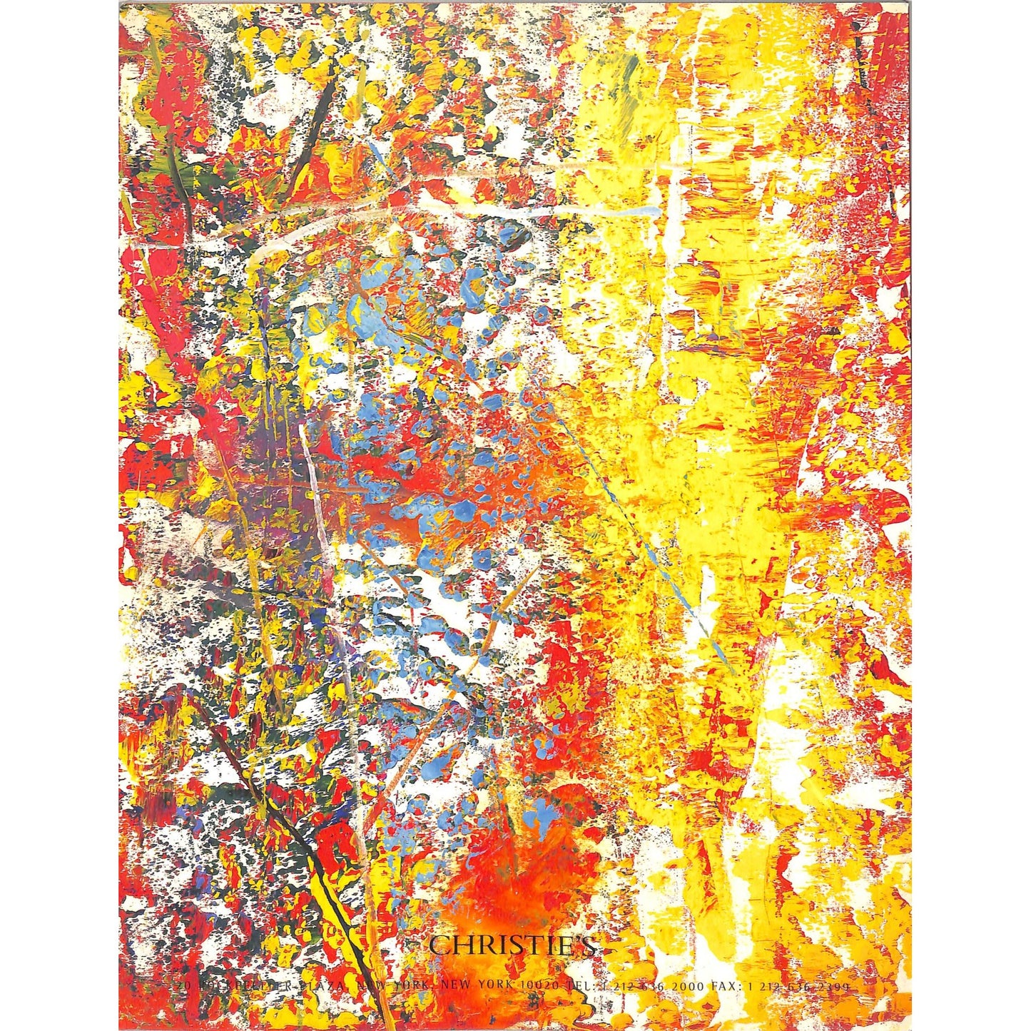 Christie's Post War and Contemporary Art Auction Catalog May 15, 2002