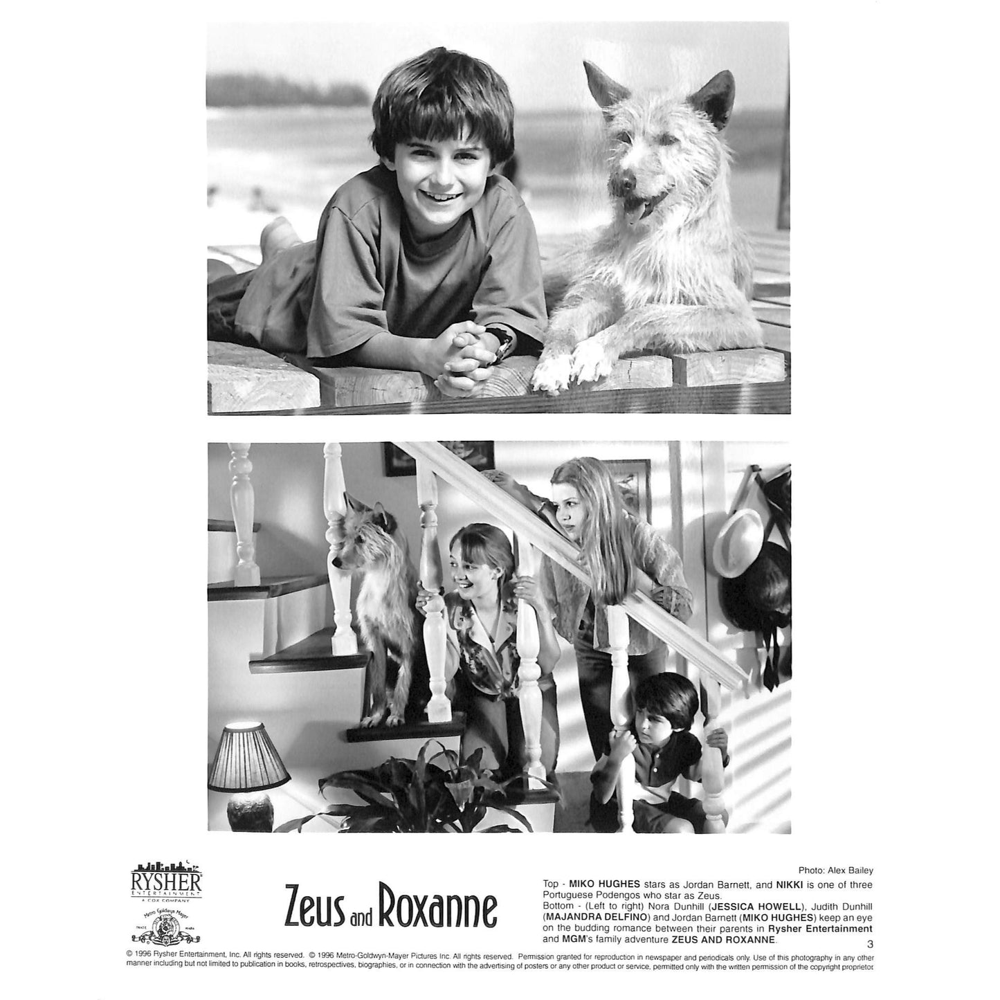 Zeus and Roxanne (1997) Movie Still Full Set 8x10