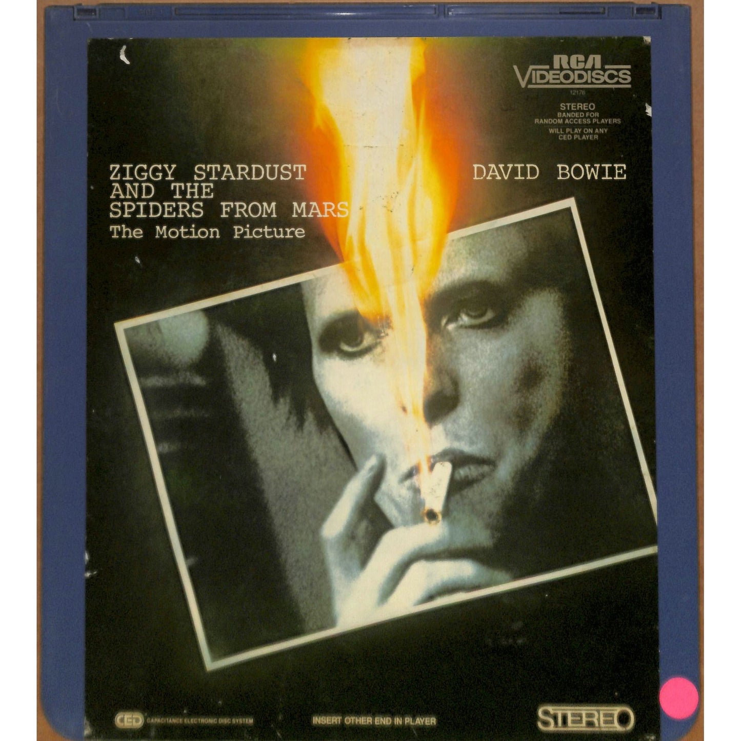 Ziggy Stardust and the Spiders from Mars (1982) CED Videodisc TESTED WORKING