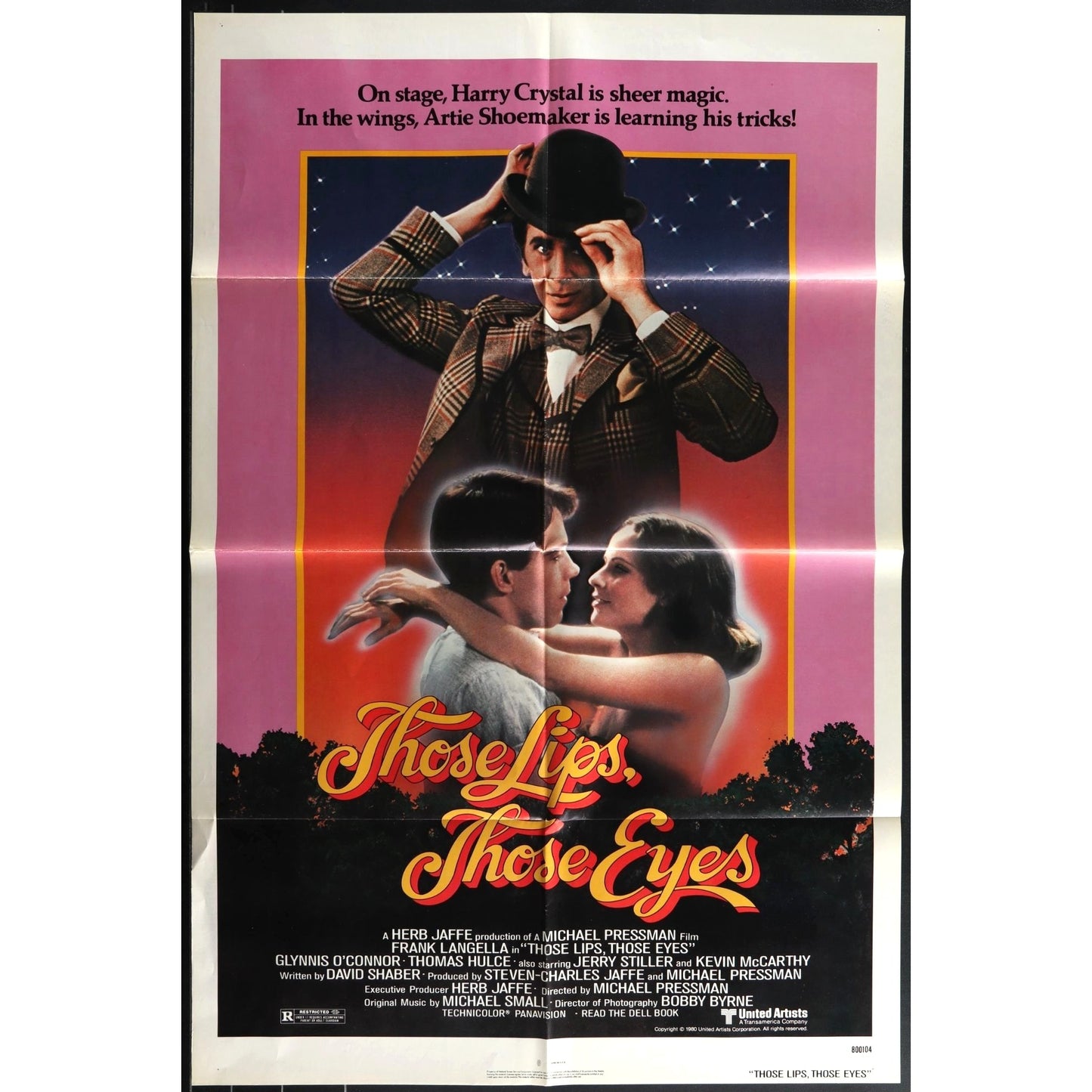 Those Lips, Those Eyes (1980) Original Movie Poster Folded 27x41