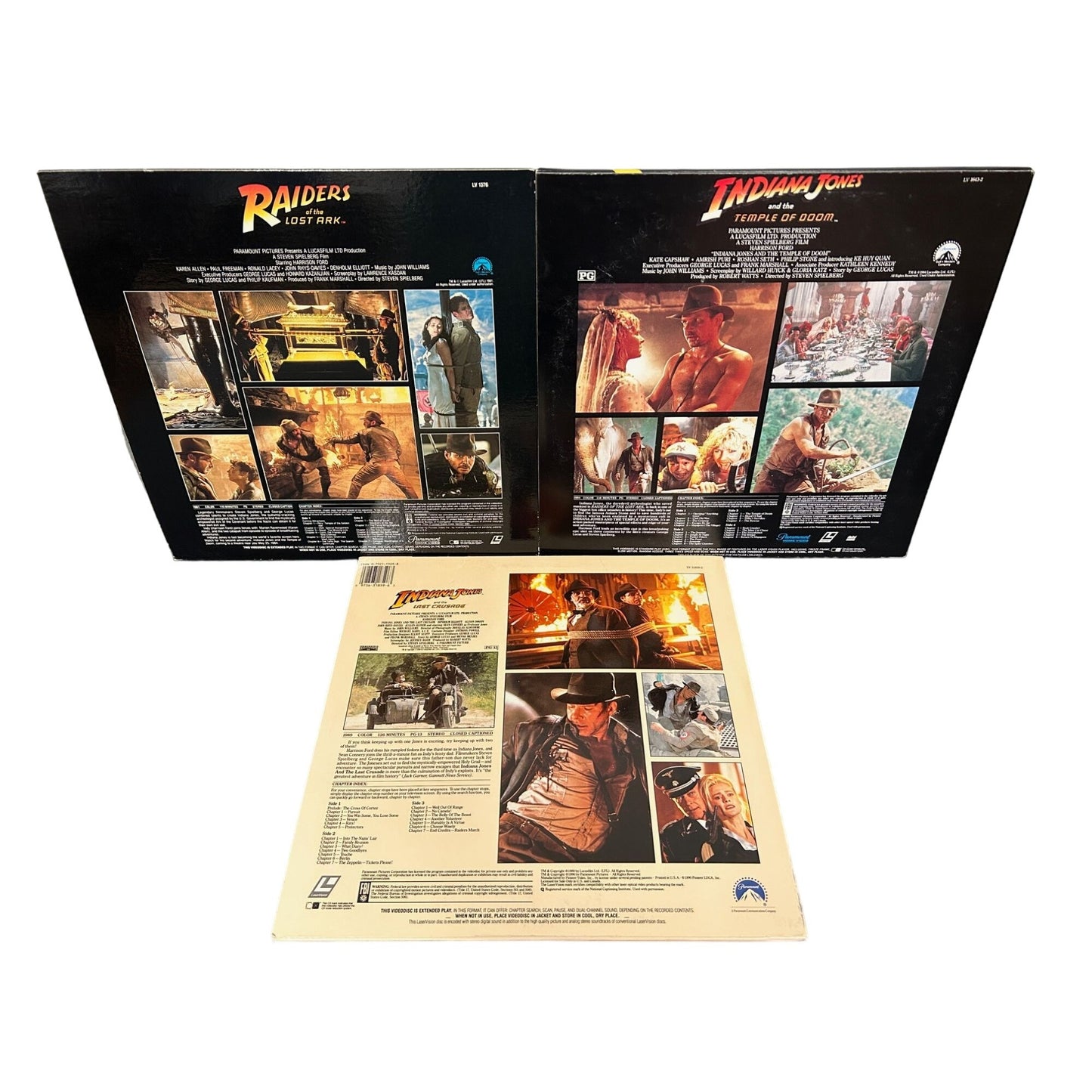 Indiana Jones Trilogy Laserdisc Collection