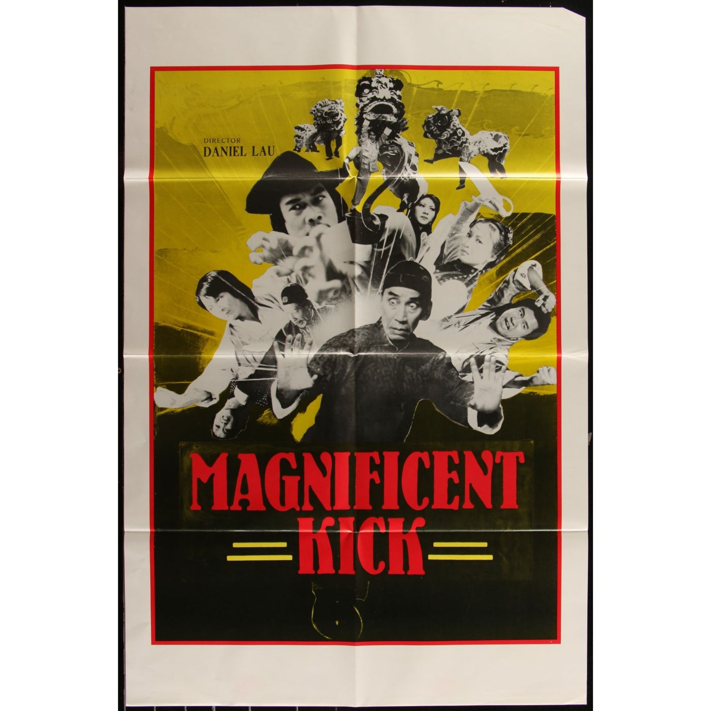 Lot of 15 Kung Fu One-Sheet Posters 1970s Orig. 27x41 Folded Martial Arts EM2A11
