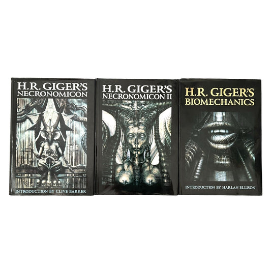 H.R. Giger’s Necronomicon I, II, and Biomechanics - FULL SET IN GREAT CONDITION!
