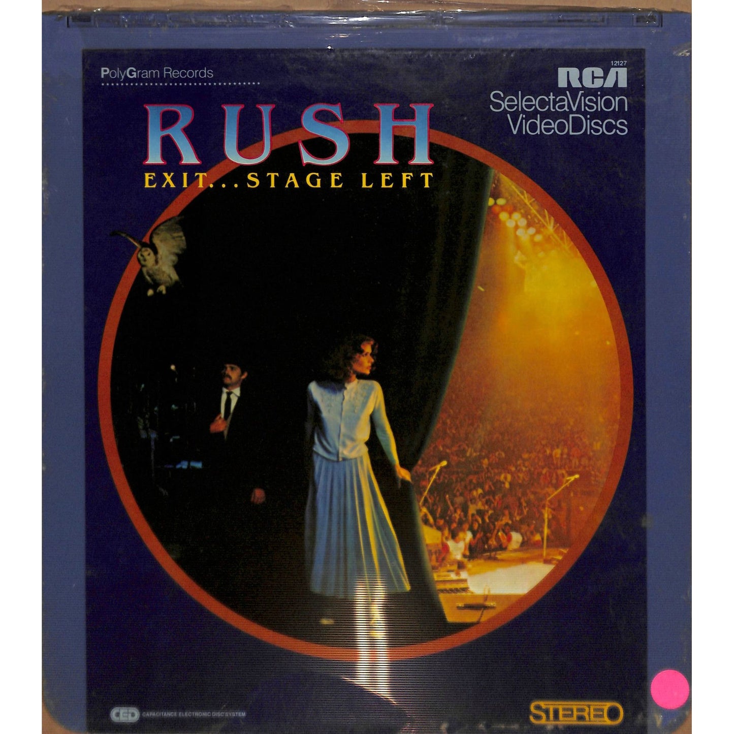 Rush: Exit... Stage Left (1981) Vintage CED Videodisc TESTED Partially Sealed
