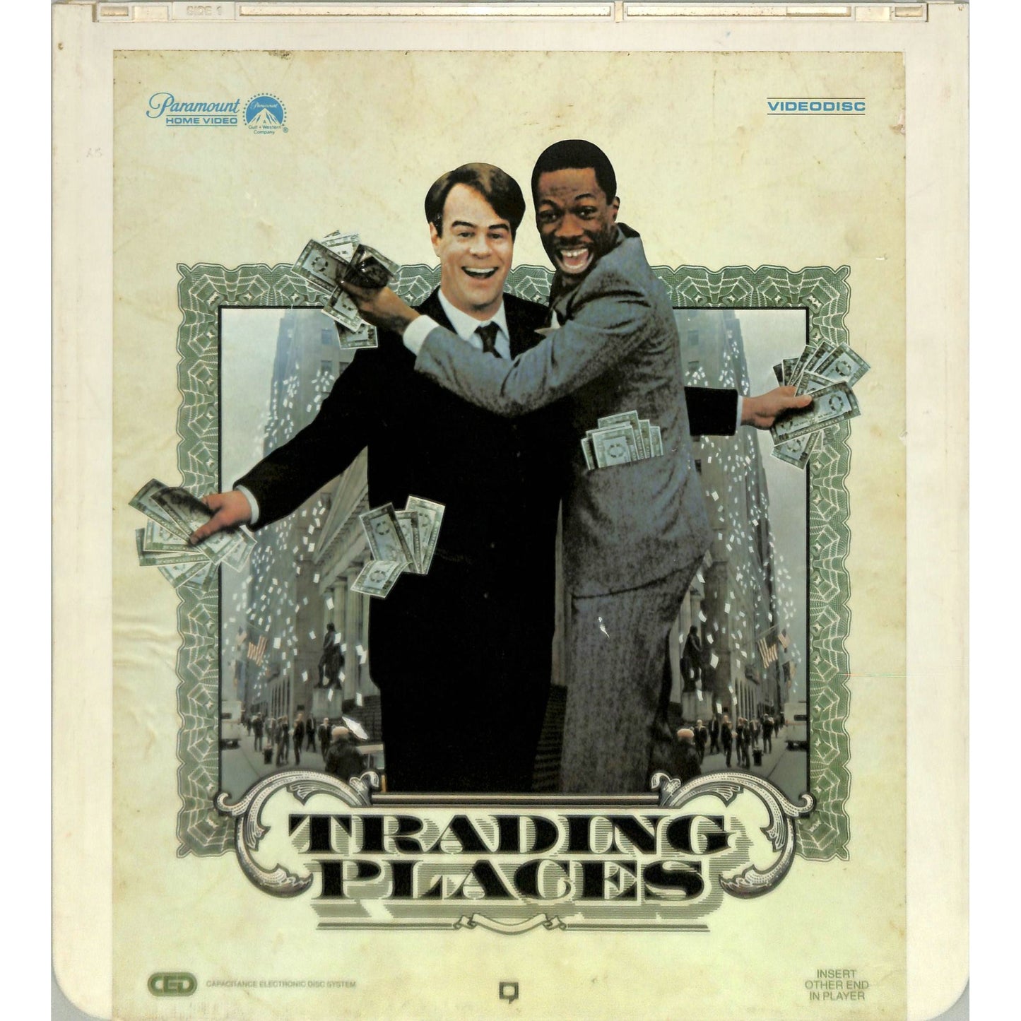 Trading Places (1983) Vintage CED Videodisc TESTED WORKING