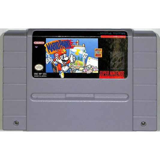 Mario Paint (1992) Nintendo SNES Cartridge + Manual