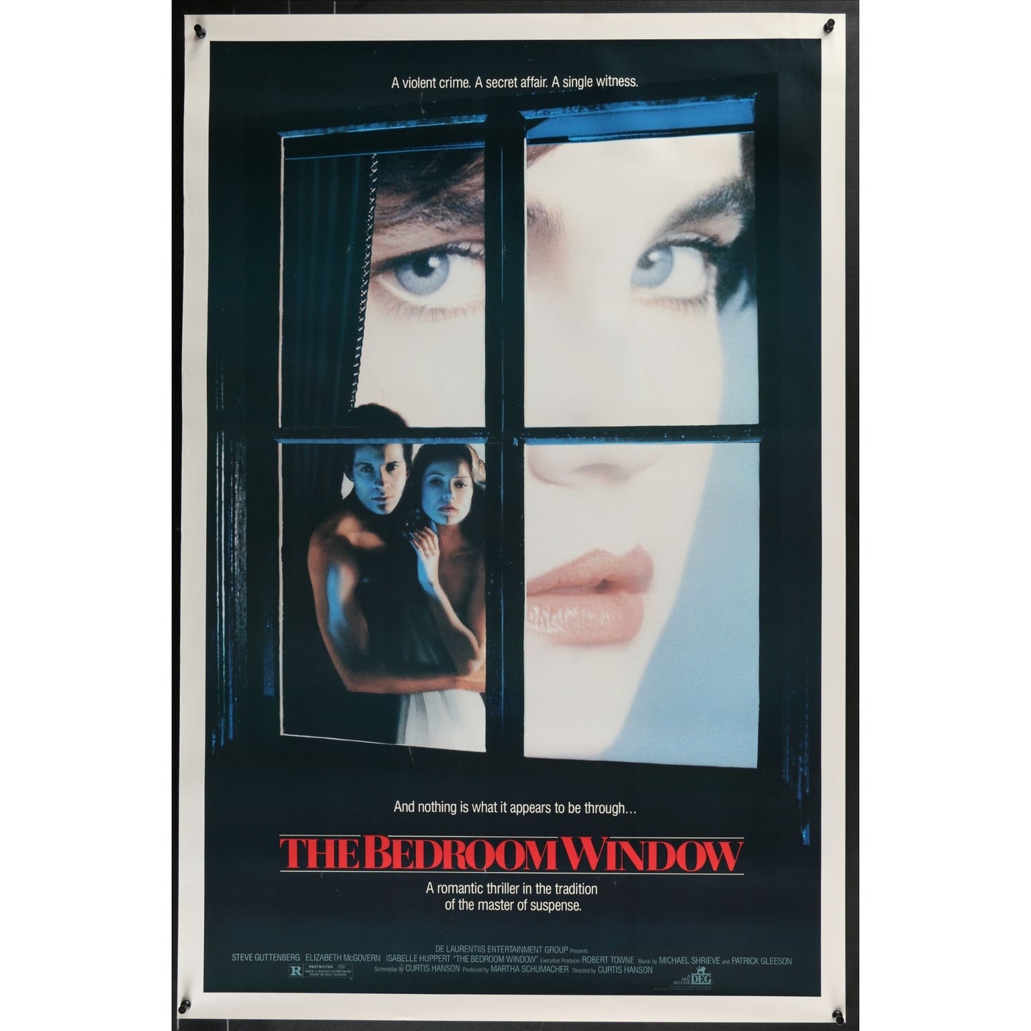 The Bedroom Window (1987) Original Single-sided Movie Poster Rolled 27x40