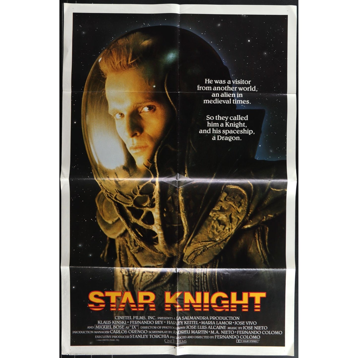 Star Knight (1985) Original Movie Poster Folded 27x41 EM4-156