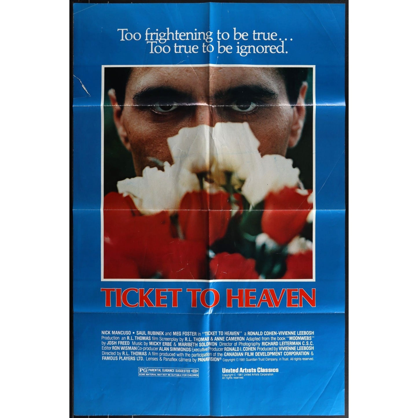 Ticket to Heaven (1981) Original Movie Poster Folded 27x41 Mancuso