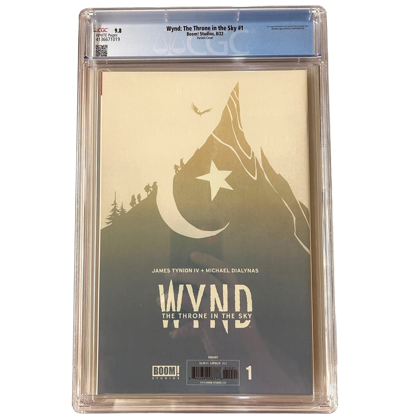 Wynd: The Throne in the Sky #1 Variant Cover CGC 9.8 White Pages