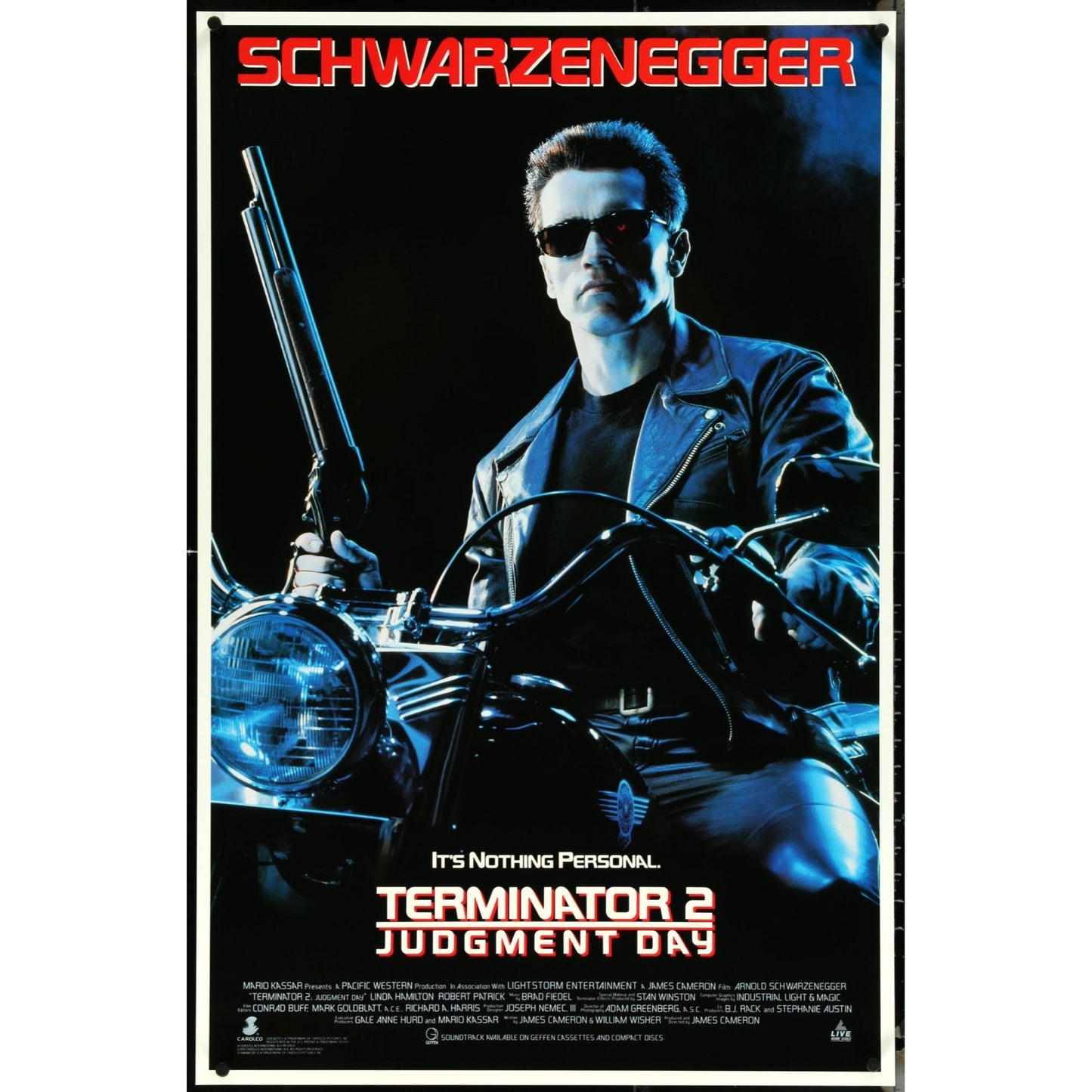 Terminator 2: Judgment Day Original Movie Poster Video Promo Rolled 40x26 EM2-6