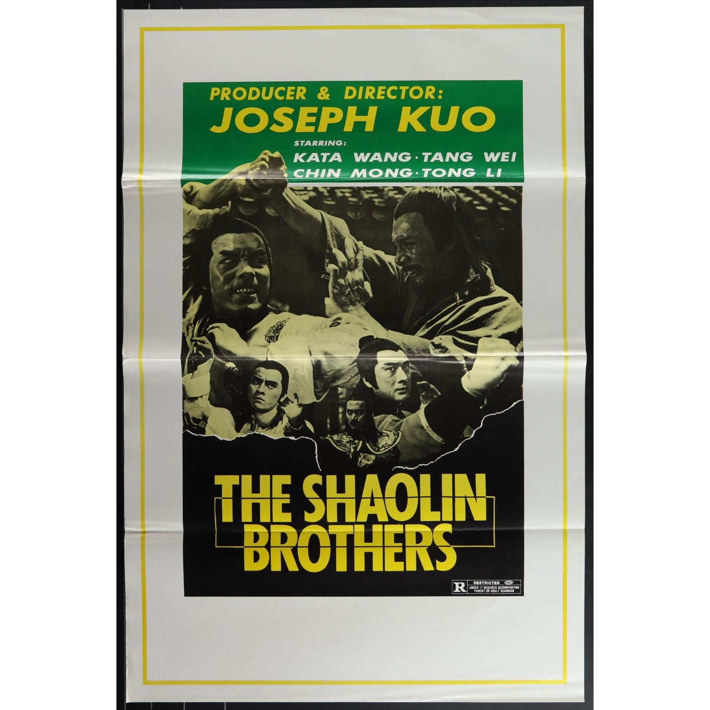 Collection of 31 Kung-Fu Martial Arts Tri-Folded Original Movie Posters