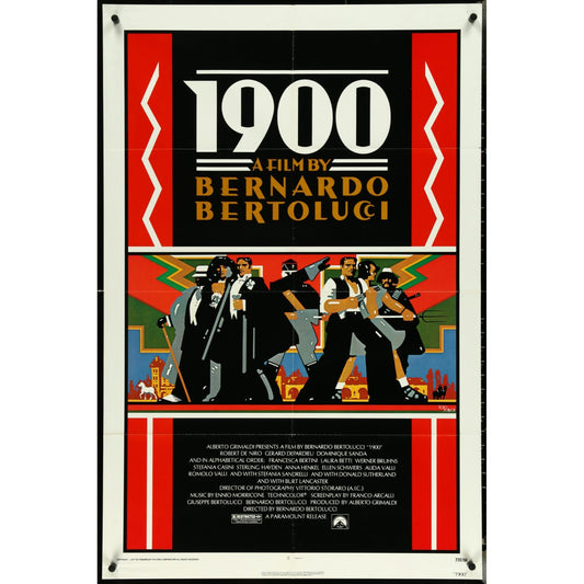 1900 A Film by Bernardo Bertolucci (1976) Orig. Movie Poster 27x41 Folded EM2B9